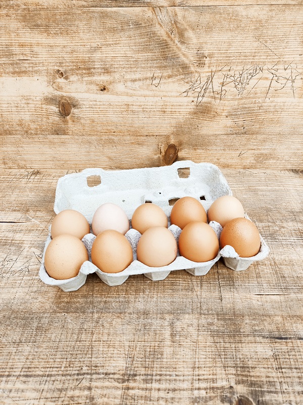 10 Eier, Größe L, Freilandhaltung