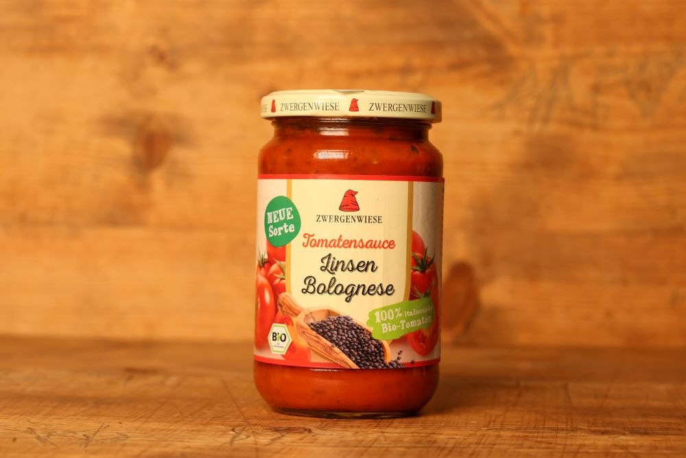 Tomatensauce Linsen Bolognese (bio)