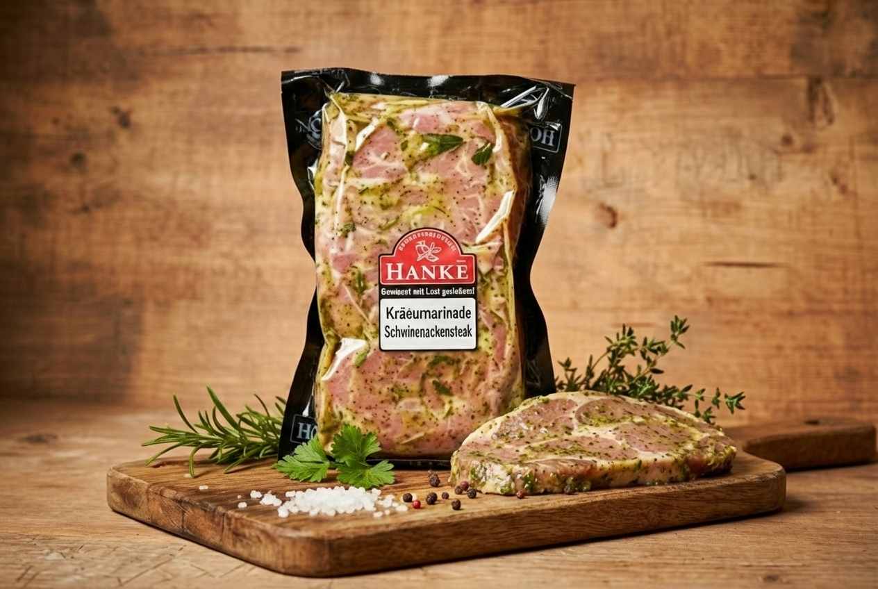 Schweinelachssteak (Kräuterbutter)