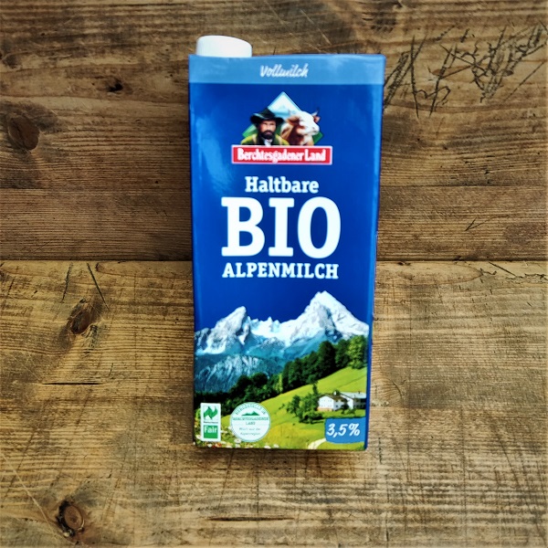 Haltbare Alpenmilch 3,5% (bio)
