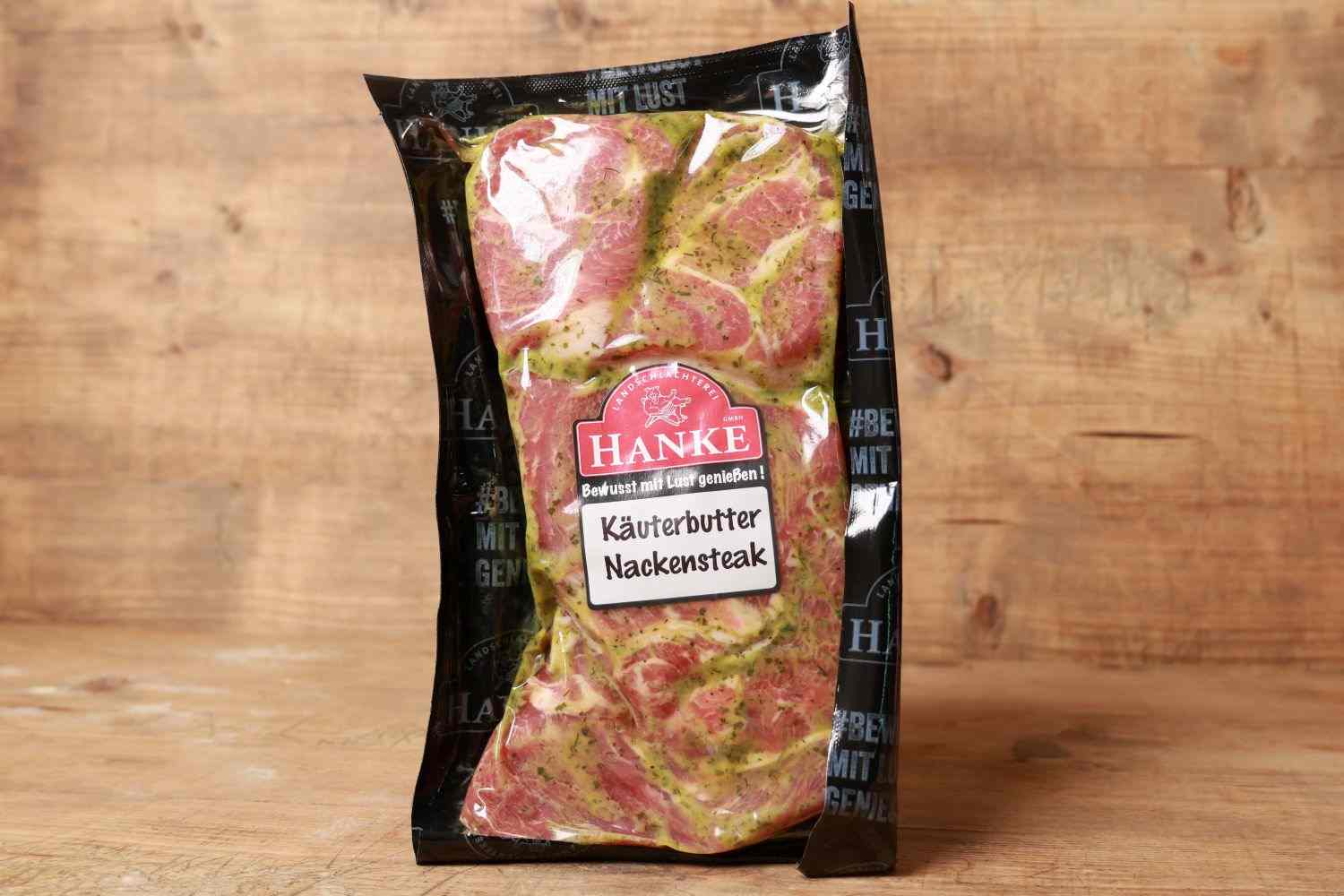 Schweinenackensteak (Kräuterbutter)