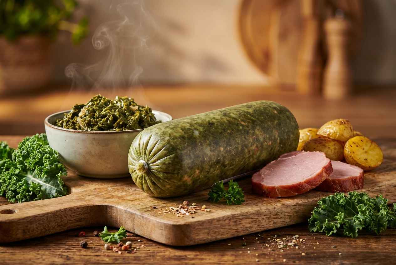 Grünkohl im Schlauch