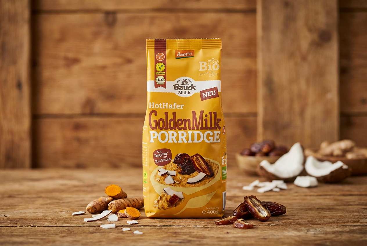  Hot Hafer Golden Milk Porridge (bio)