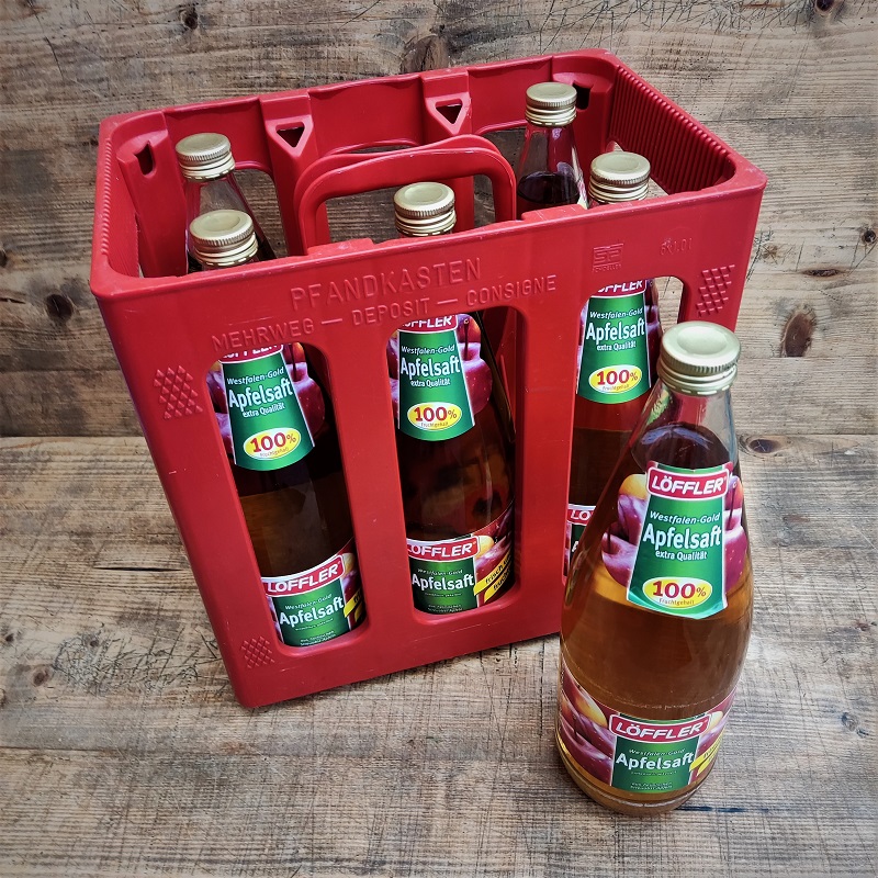 Apfel-Himbeerschorle