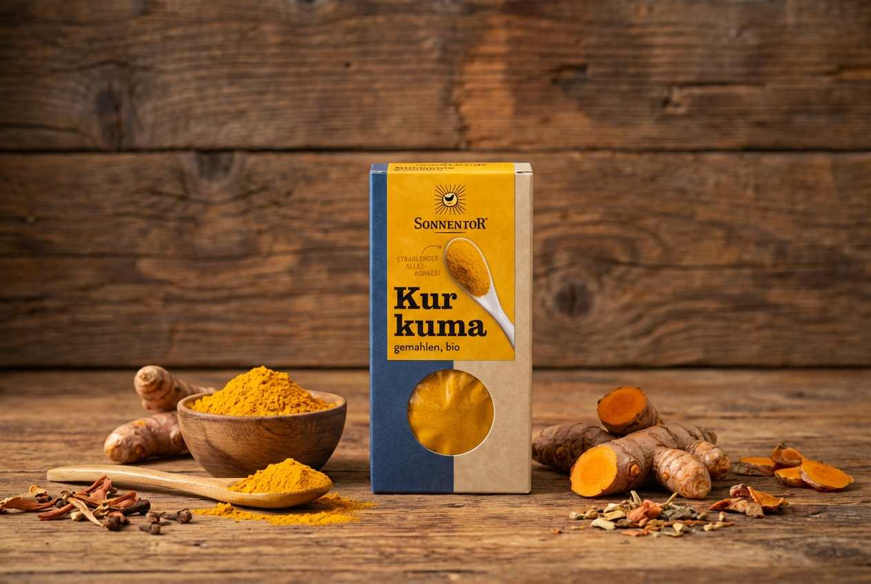 Kurkuma gemahlen (bio)