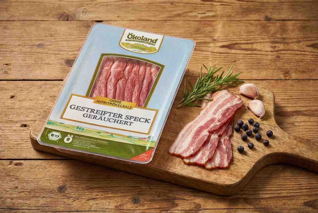 Gestreifter Speck geräuchert (bio)