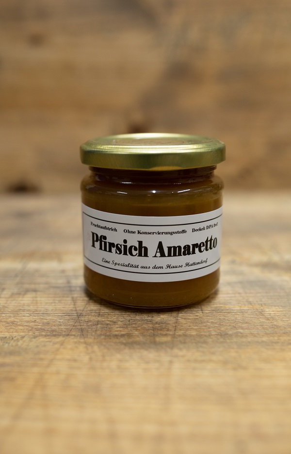 Fruchtaufstrich "Pfirsich-Amaretto"