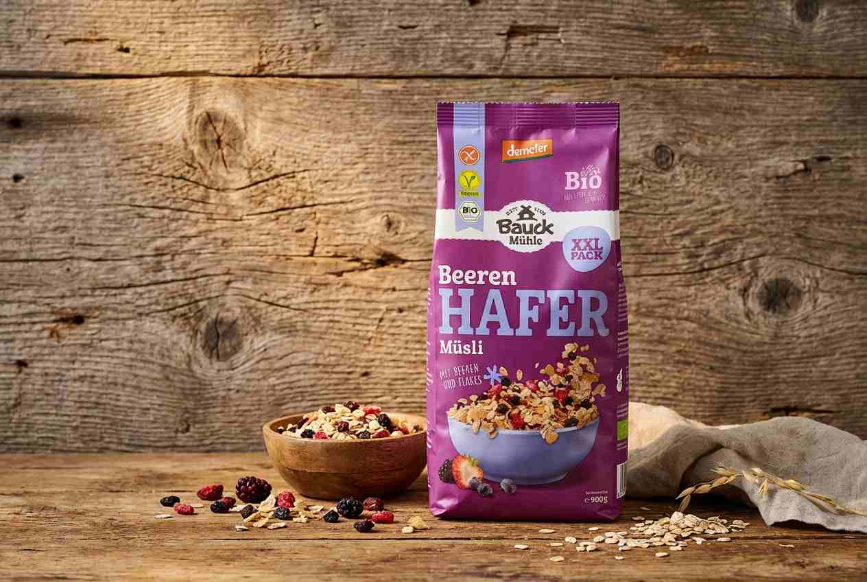 Hafermüsli mit Beeren (bio)