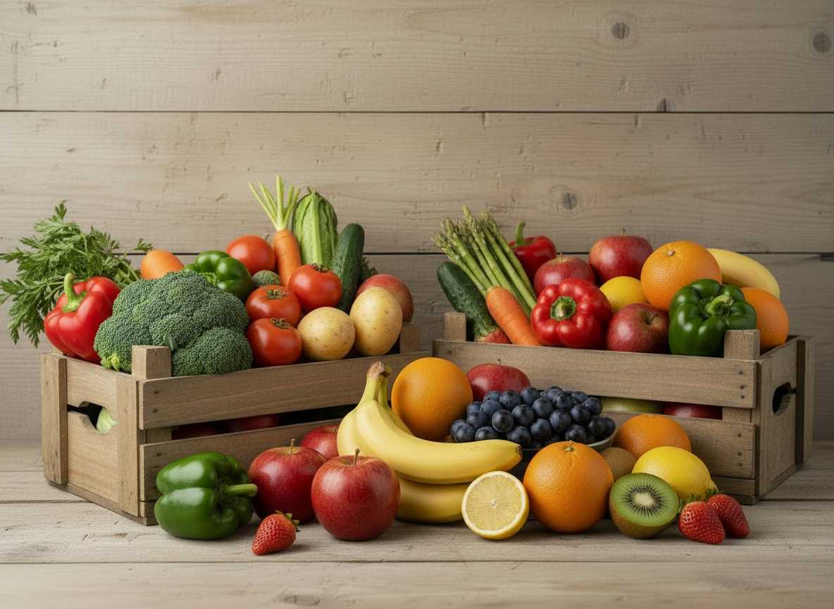 Obst- und Gemüsekisten