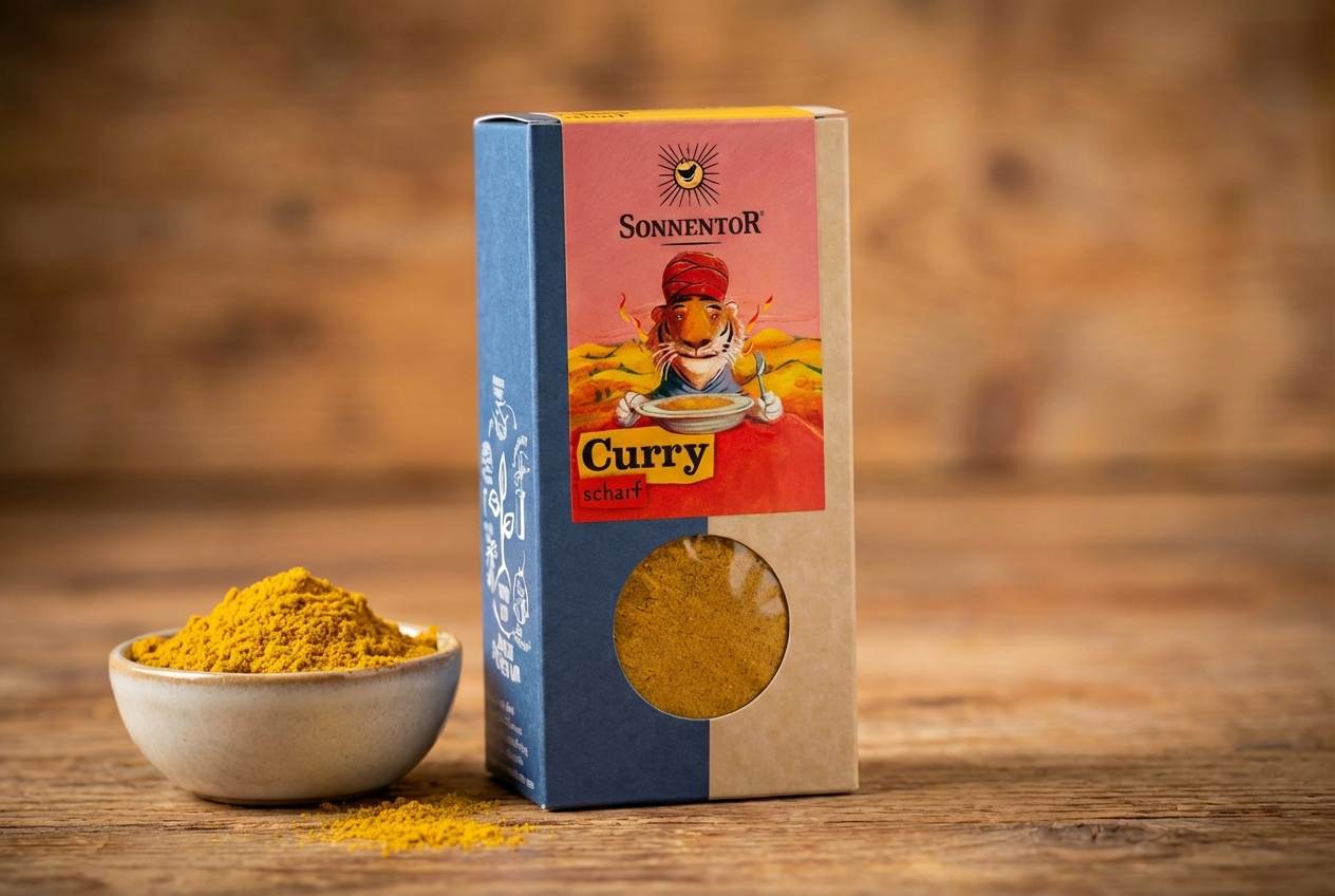 Curry scharf gemahlen (Bio)