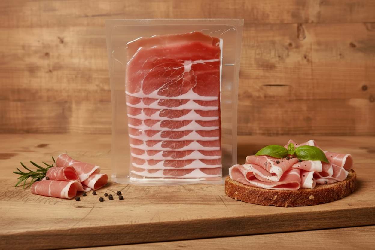 Knochenschinken, geschnitten